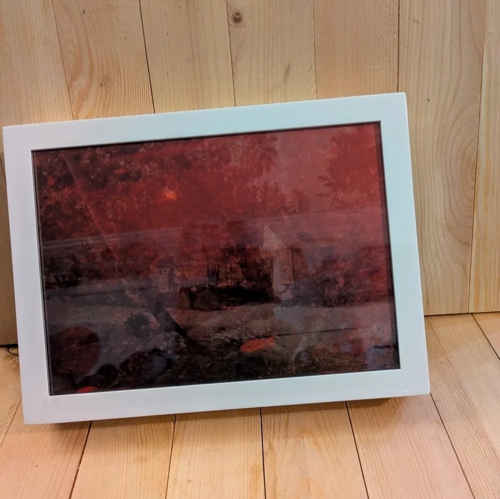 White Framed Art Print Box
